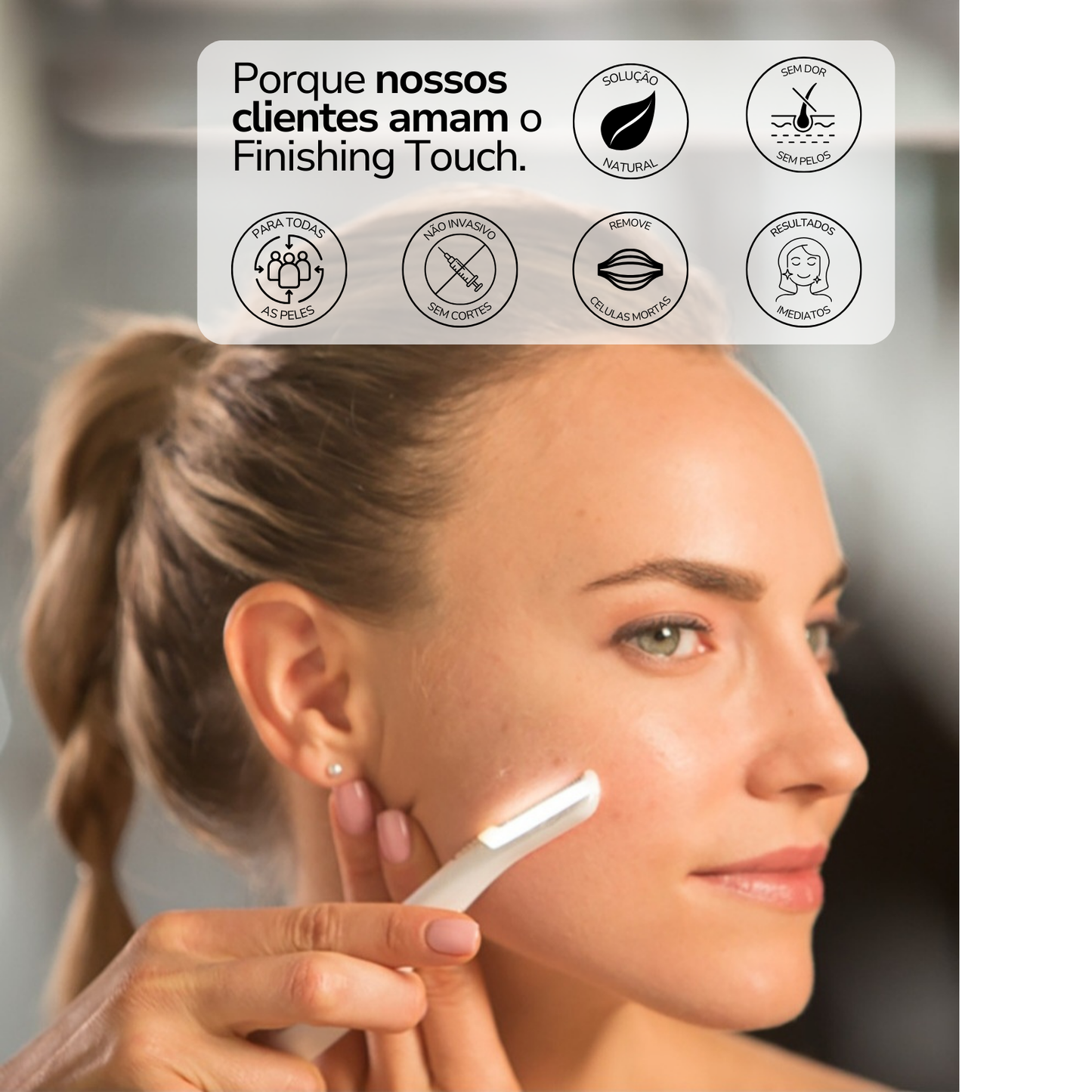 Dermaplane Esfoliante Facial - Finishing Touch