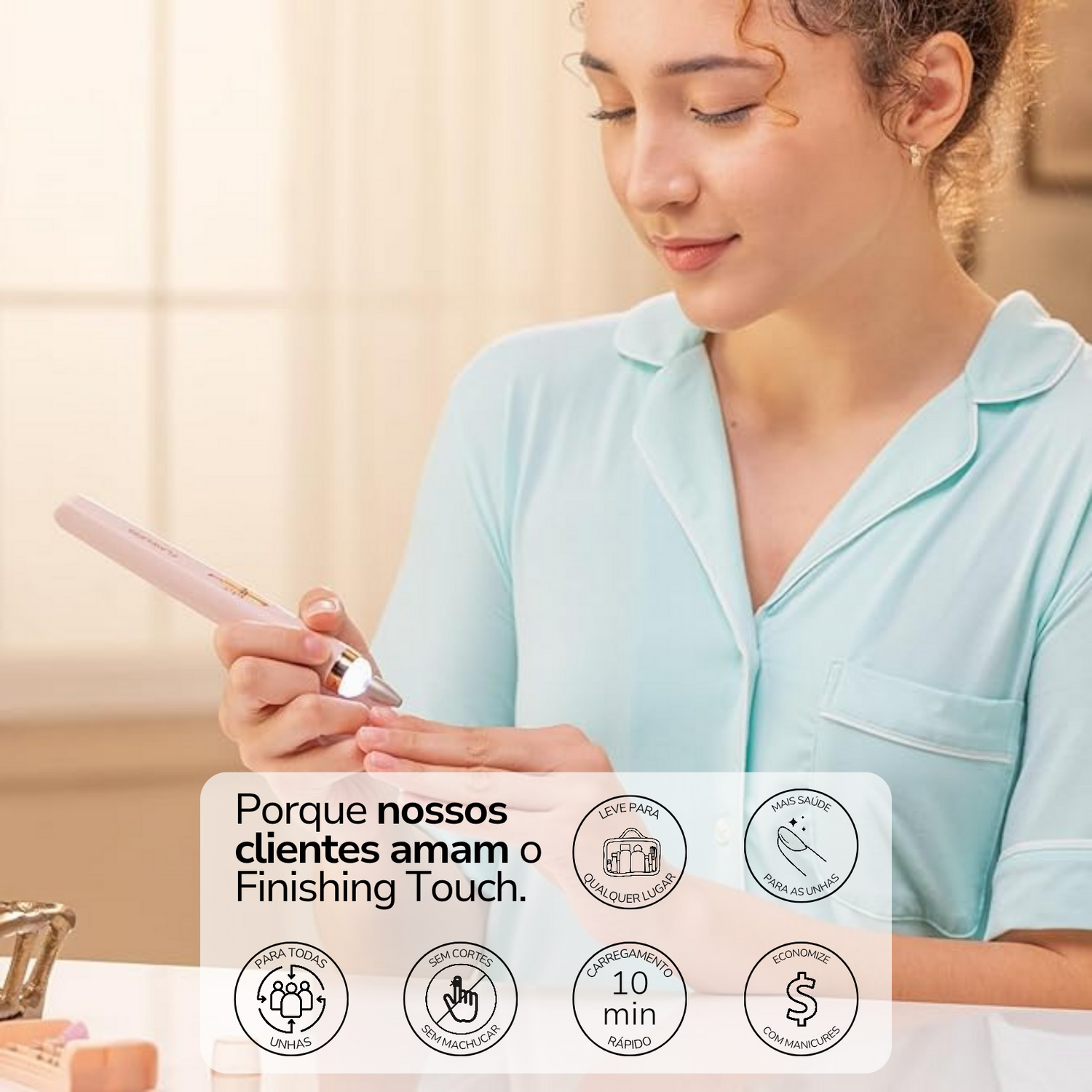 Kit Unhas de Salão - Finishing Touch